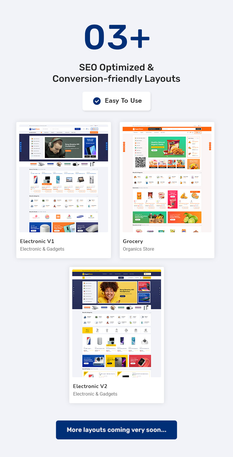 Superstore - Elektronik och datorer Multipurpose OpenCart Responsive Theme - Features Image 2