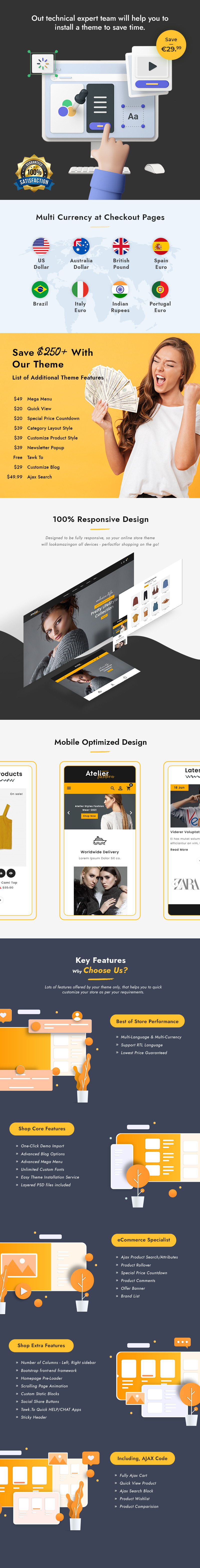 Адаптивна тема Astalier Fashion Prestashop - Features Image 2