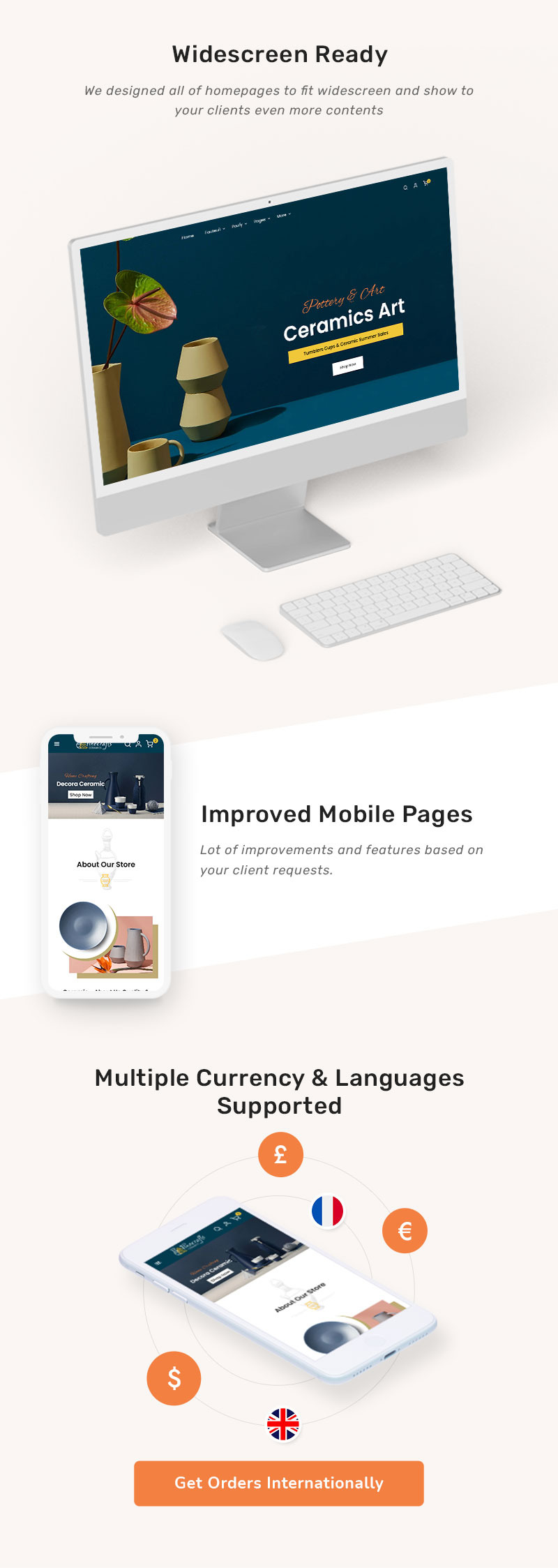 Finecraft - Olaria e Cerâmica Artesanal Shopify Temas 2.0 - Features Image 3