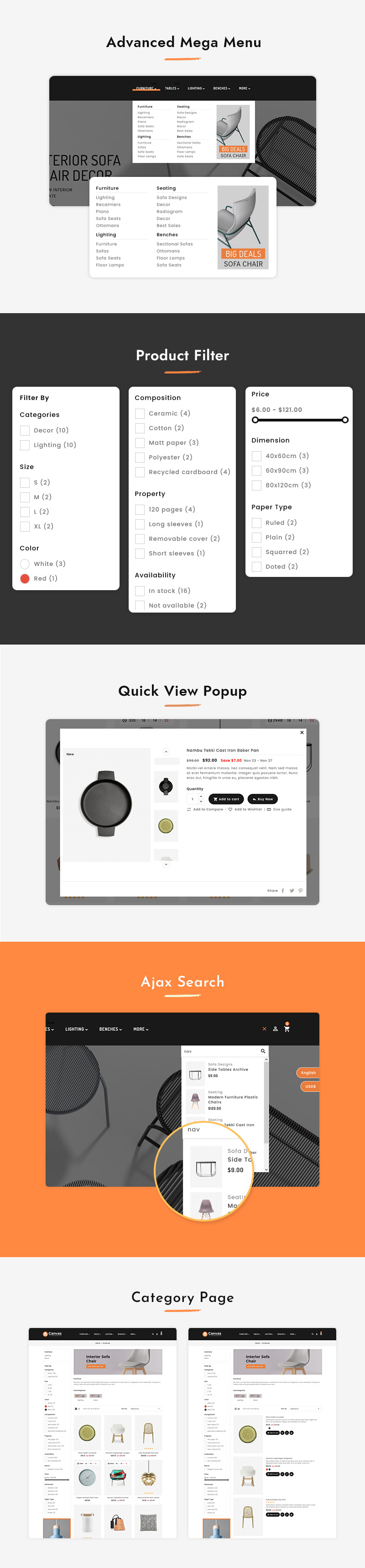 Plátno – Umění interiéru a ruční práce – Responzivní téma PrestaShop - Features Image 3