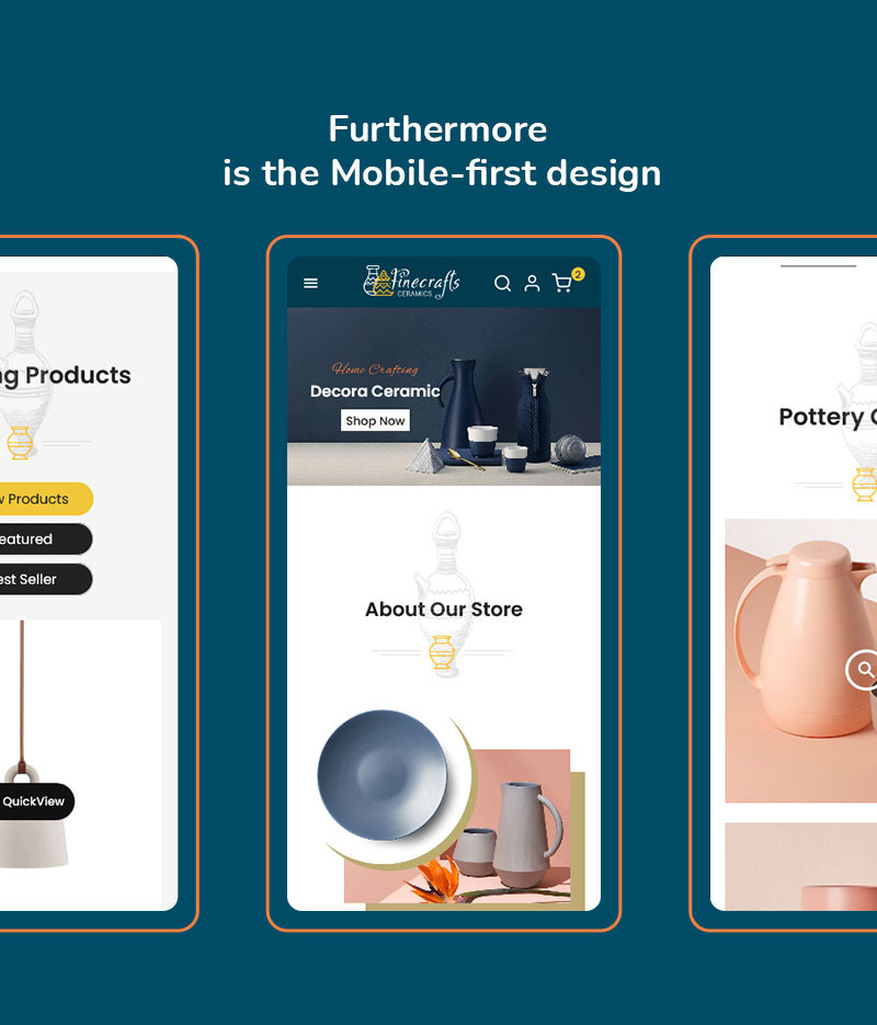 Finecraft - Olaria e Cerâmica Artesanal Shopify Temas 2.0 - Features Image 7