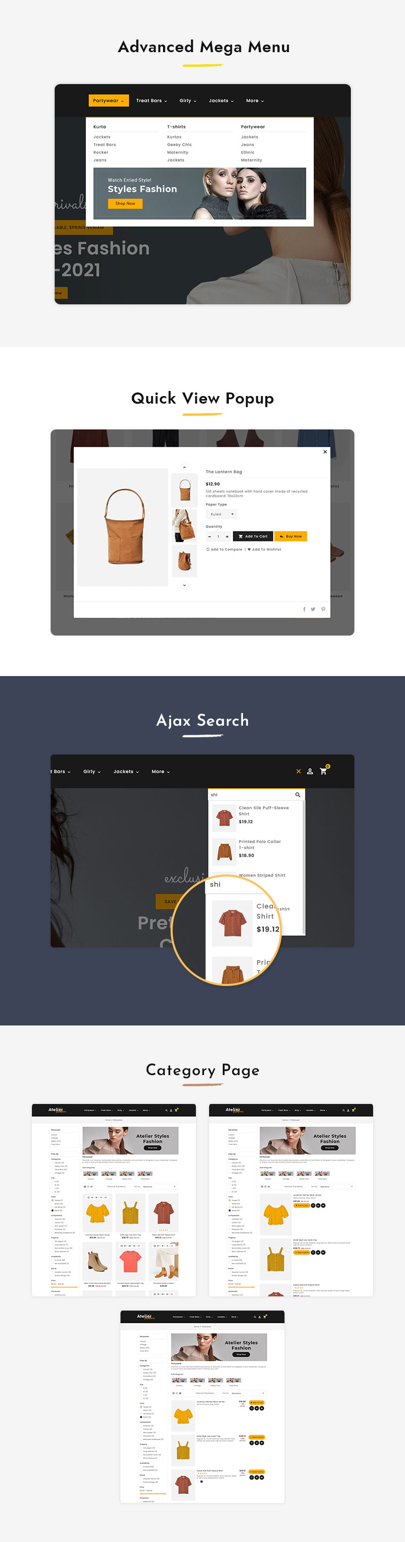 Адаптивна тема Astalier Fashion Prestashop - Features Image 3
