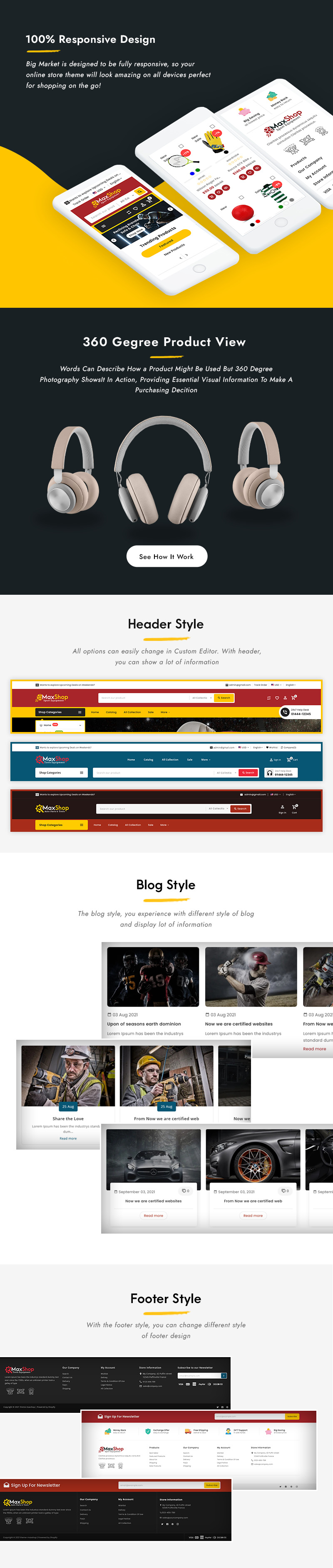 Maxshop - Multipurpose Shopify Responsive Theme - Features Image 3