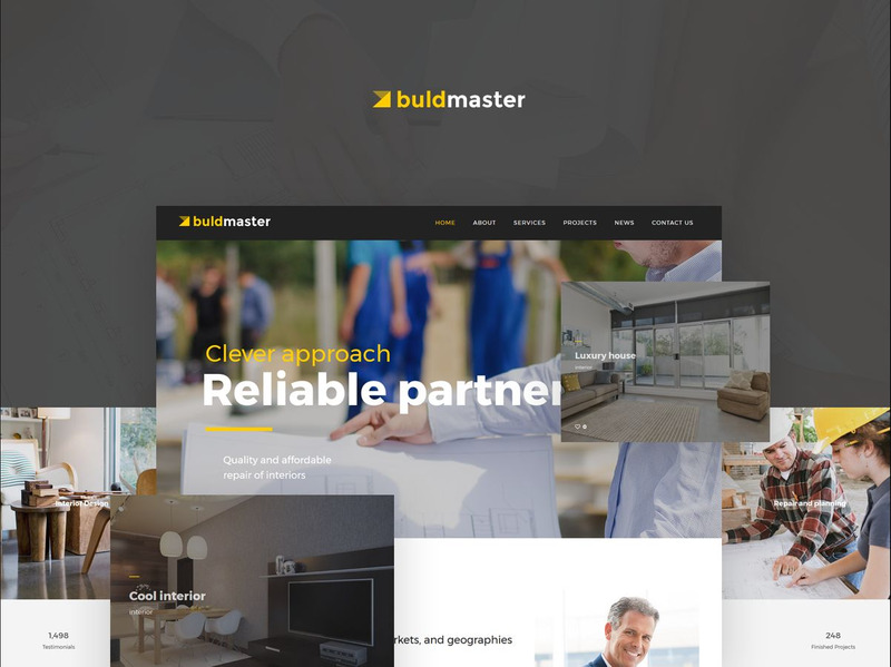 Thème WordPress Buldmaster - Caractéristiques de l’image 1