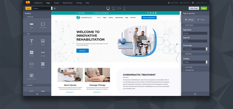 Хиропрактика Дизайн сайта MotoCMS - Features Image 2