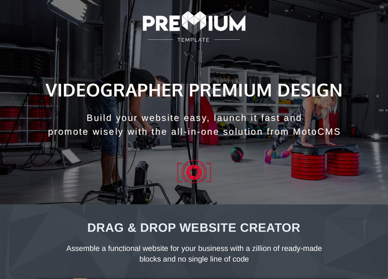 Videographer Premium Moto CMS 3 Website-Design - Bildeigenschaften 1