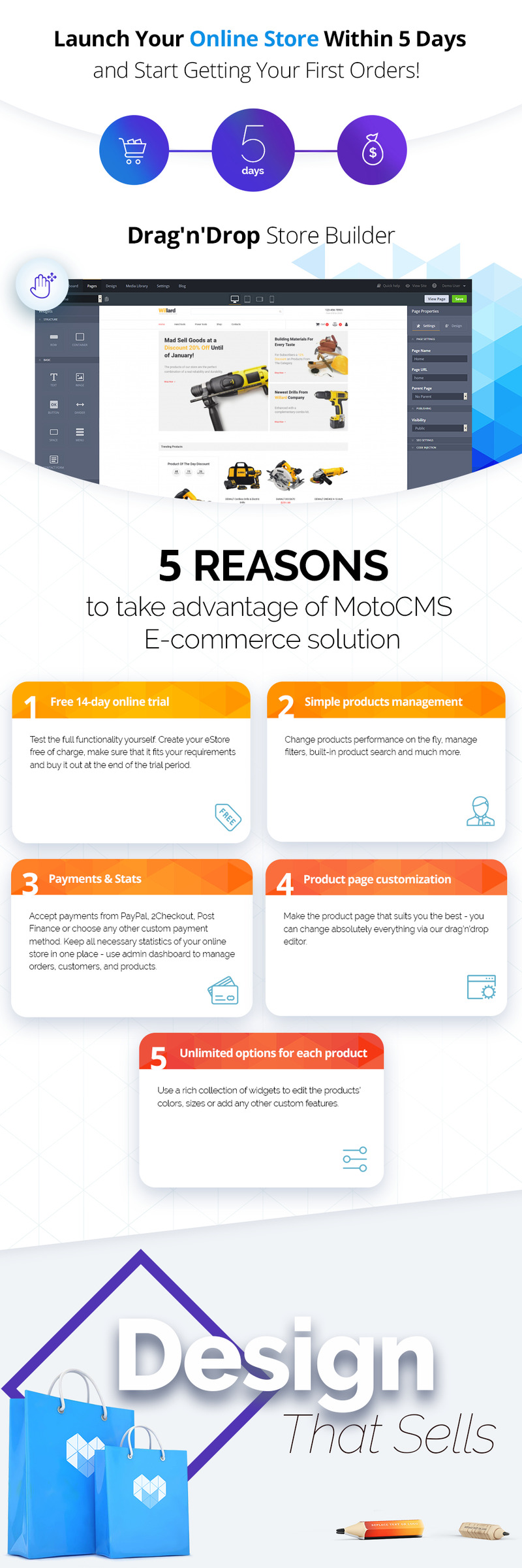 Сonstruction Firm Moto CMS Ecommerce Website Template - Features Image 1