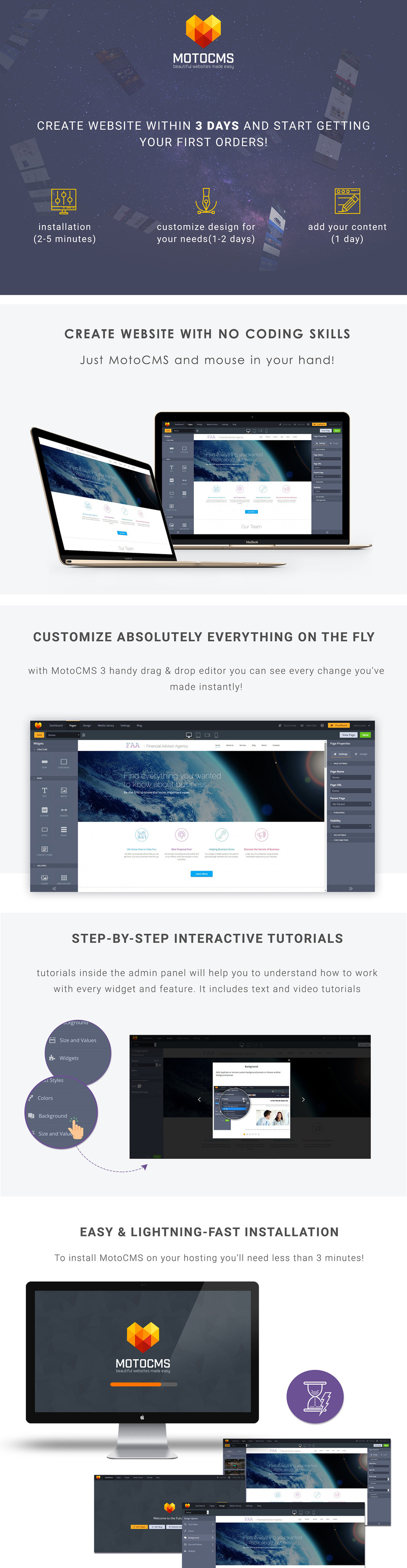 Financial Advisor MotoCMS Website Template - Features Image 1