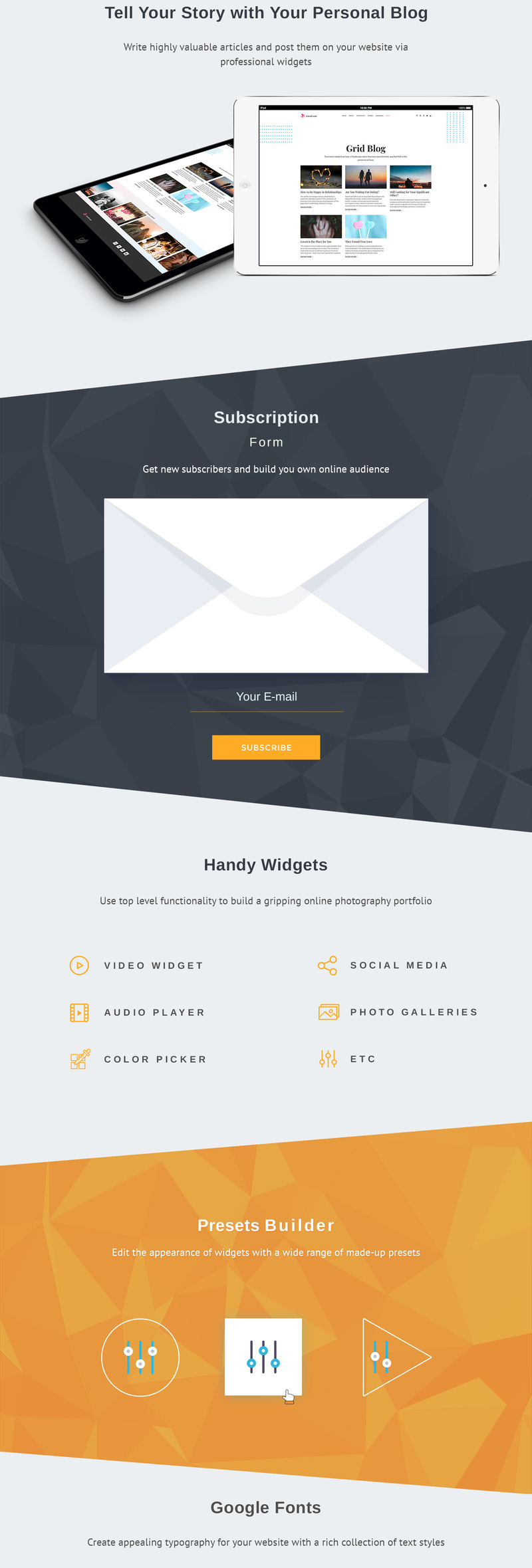 Online Moto CMS Premium Dating Website Template - Features Image 4