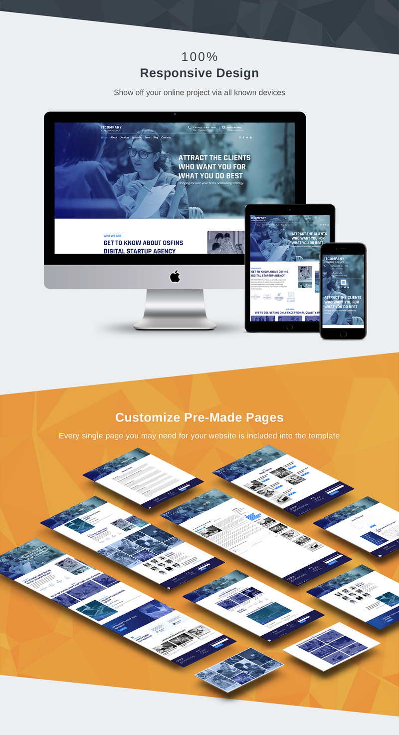 IT Company Startup Moto CMS Website Template - Features Image 3
