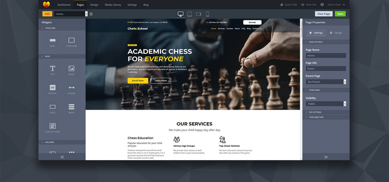 Chess MotoCMS Website Template - Features Image 2