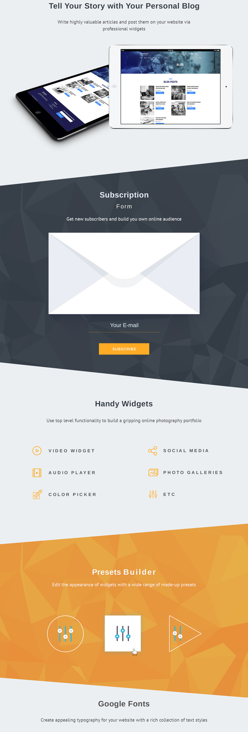 IT Company Startup Moto CMS Website Template - Features Image 4
