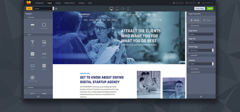 IT Company Startup Moto CMS Website Template - Features Image 2