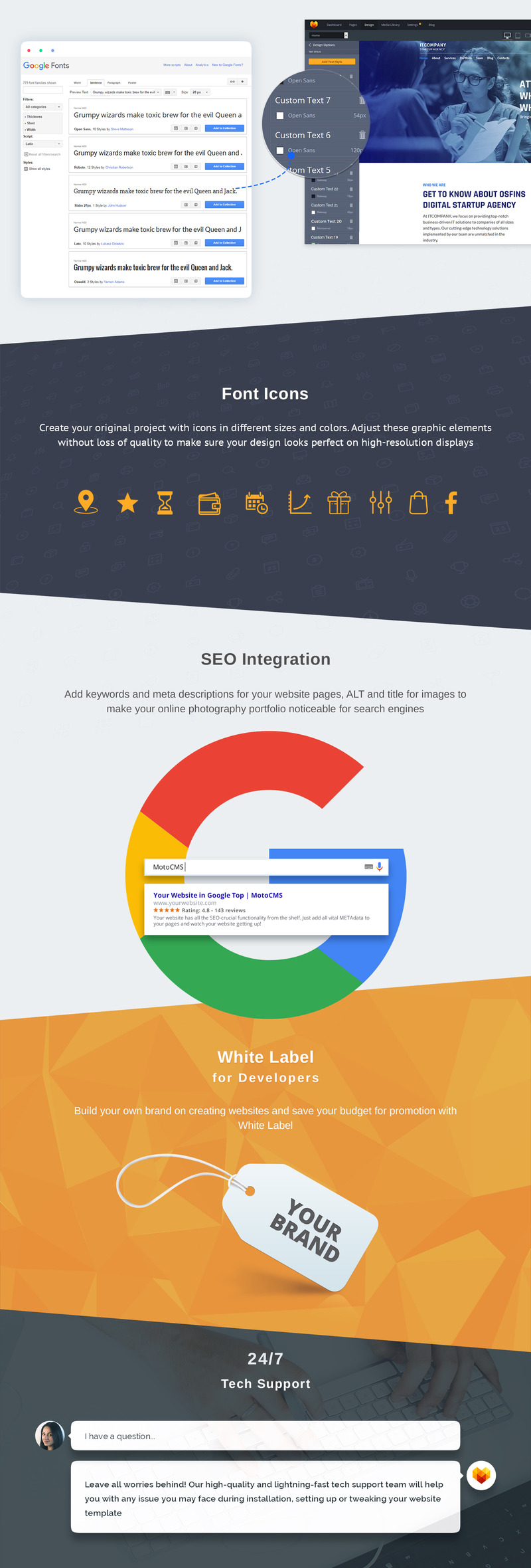 IT Company Startup Moto CMS Website Template - Features Image 5