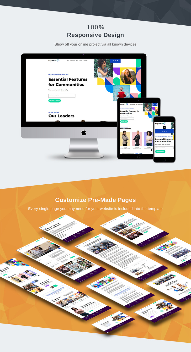 Conception de site Web Moto CMS Premium communautaire - Caractéristiques de l’image 3