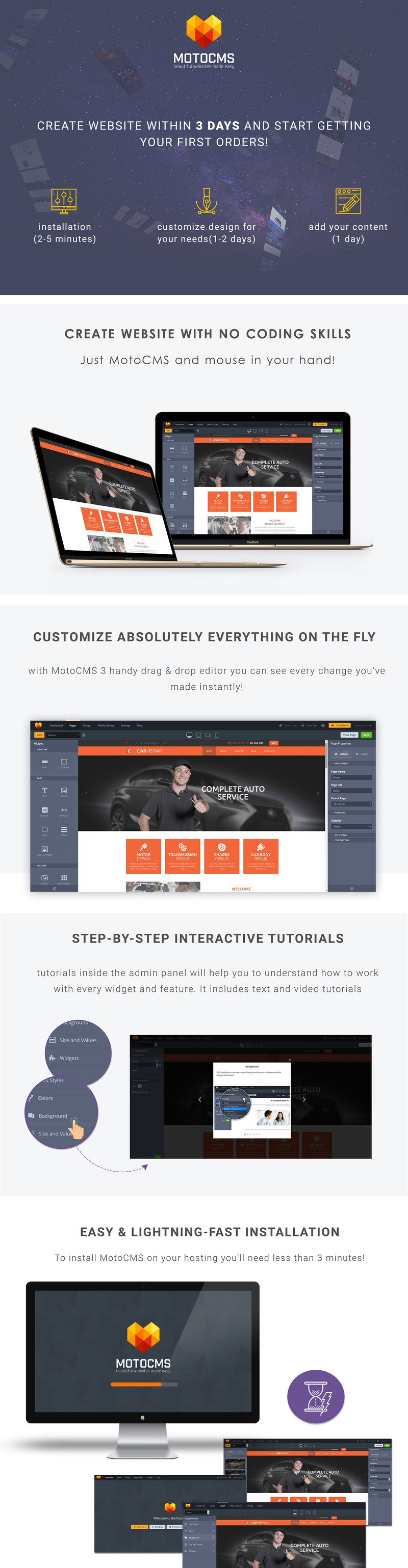 Car Repair MotoCMS Website Template - Features Image 2