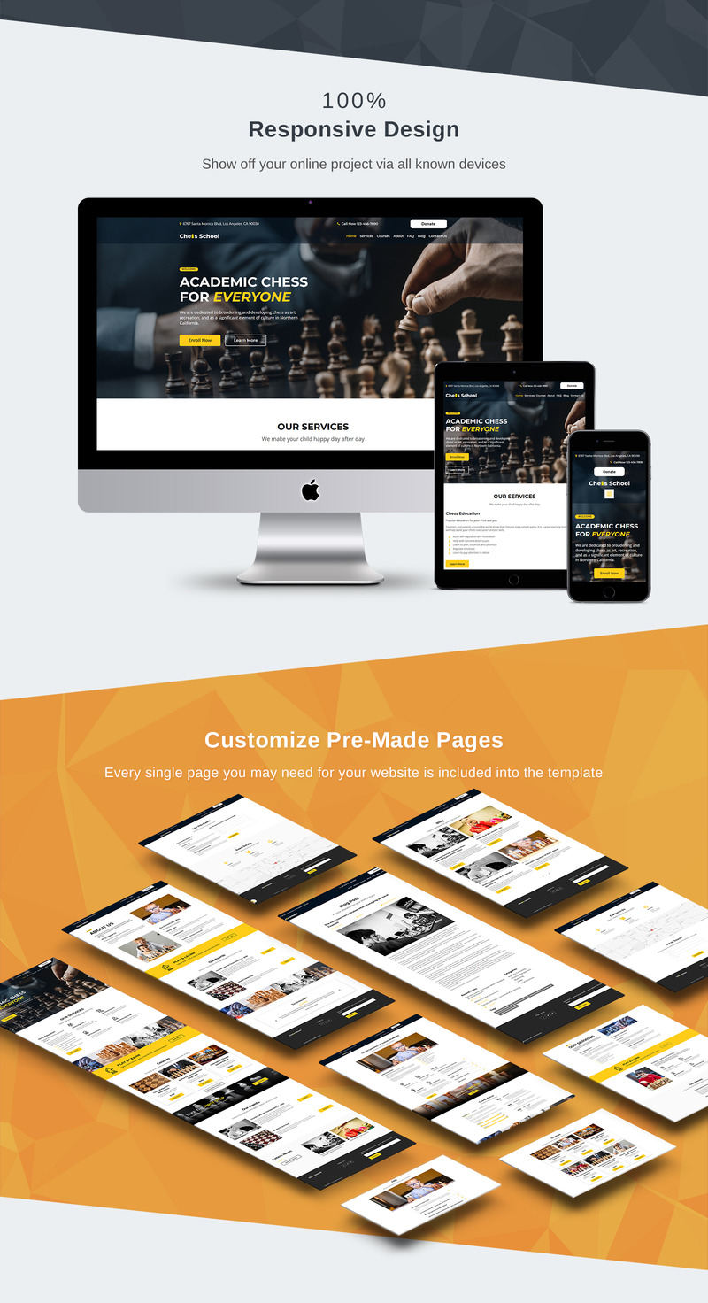 Chess MotoCMS Website Template - Features Image 3