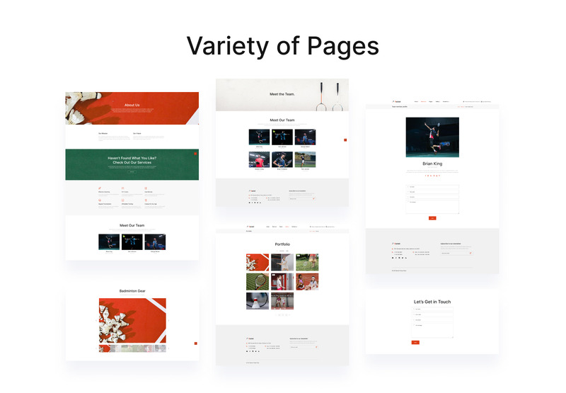 球拍 - 体育俱乐部,羽毛球 HTML5 网站模板 - Features Image 3