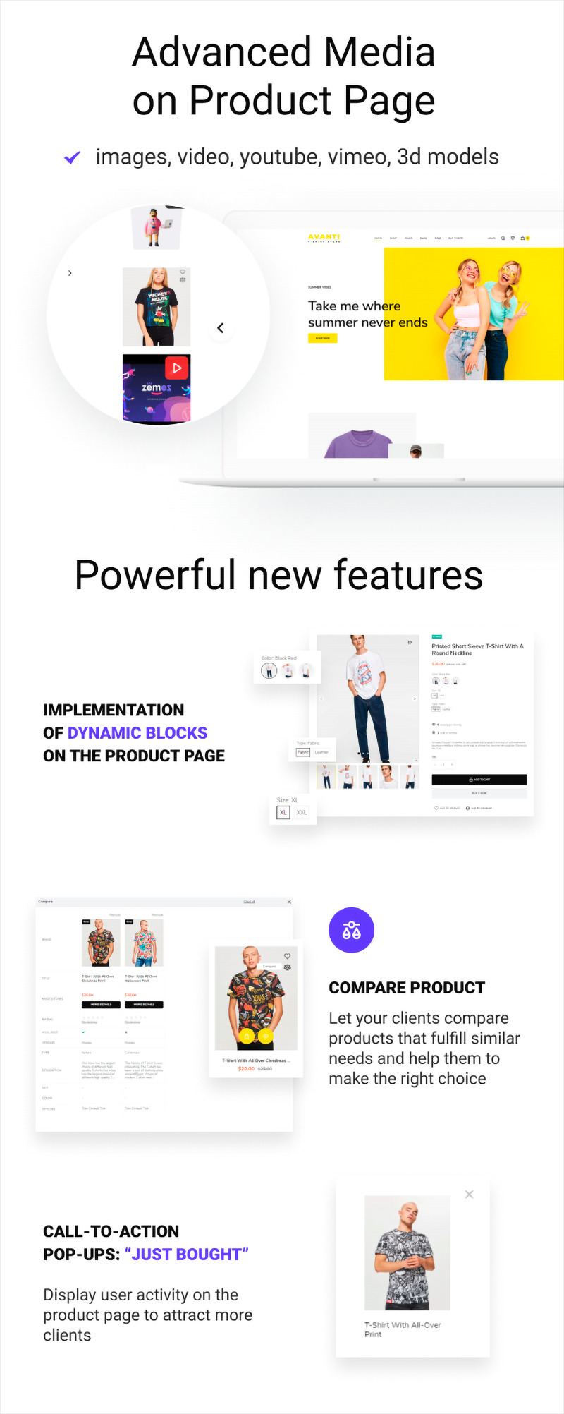 Avanti – The Ultimate Shopify T-Shirt Store Theme - Features Image 2