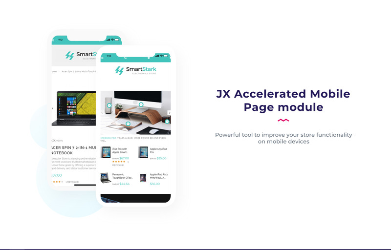 SmartStark - Tema de PrestaShop para tienda de electrónica receptiva - Características Imagen 7