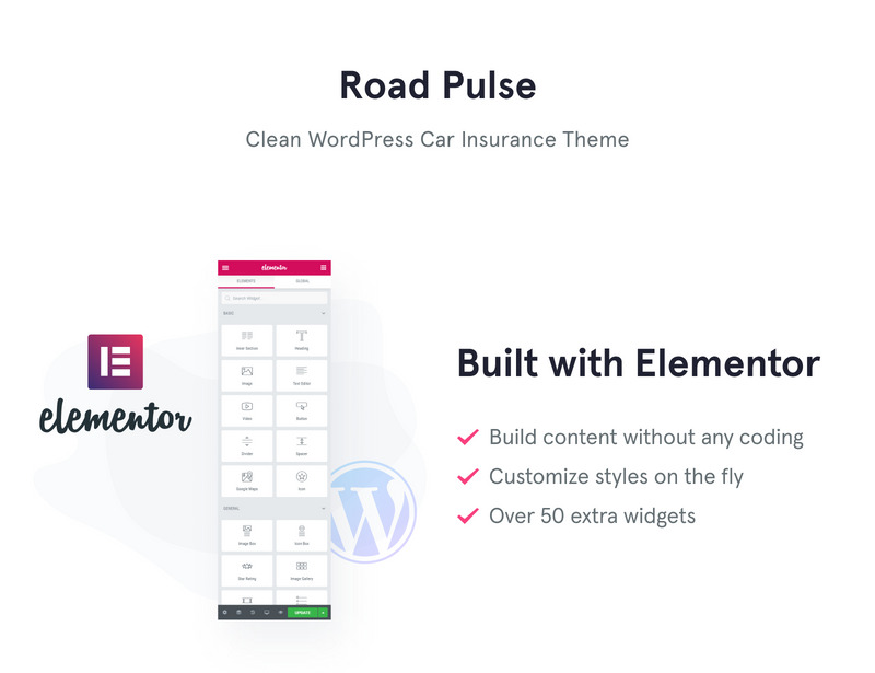 Road Pulse - Clean WordPress Car Insurance Theme - Features Image 1