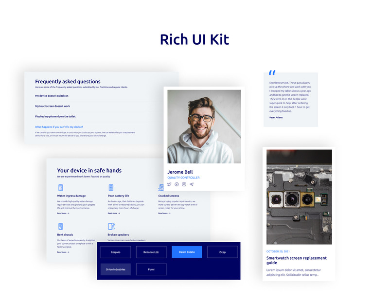 Lintense - Sjabloon voor bestemmingspagina voor smartphonereparatie - Features Image 5