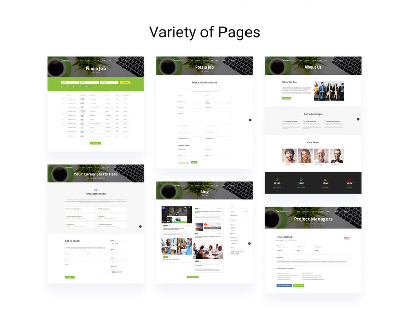 Intense - 工作板 HTML5 网站模板 - Features Image 3