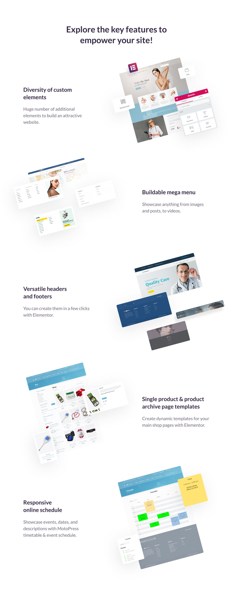 BeClinic - Multipurpose Medical Clean WordPress Theme - Features Image 6