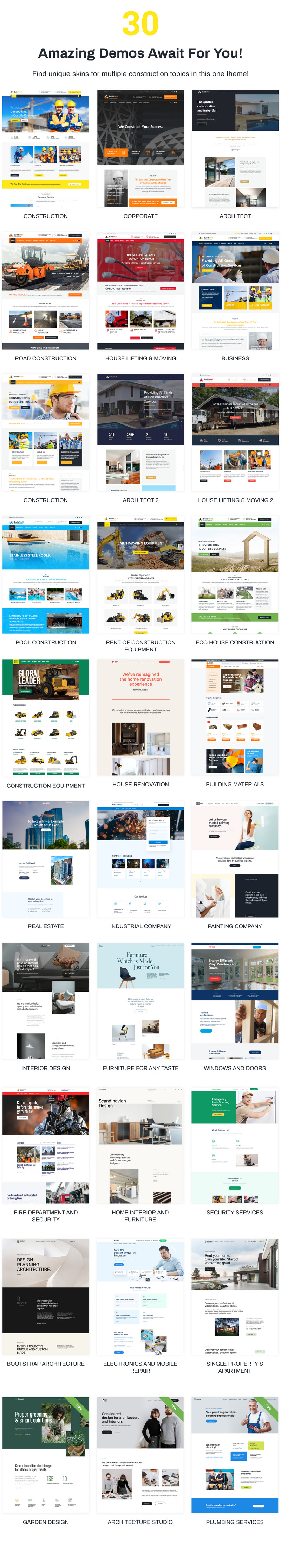 BuildWall - Construction Company Multipurpose WordPress Theme - Features Image 2