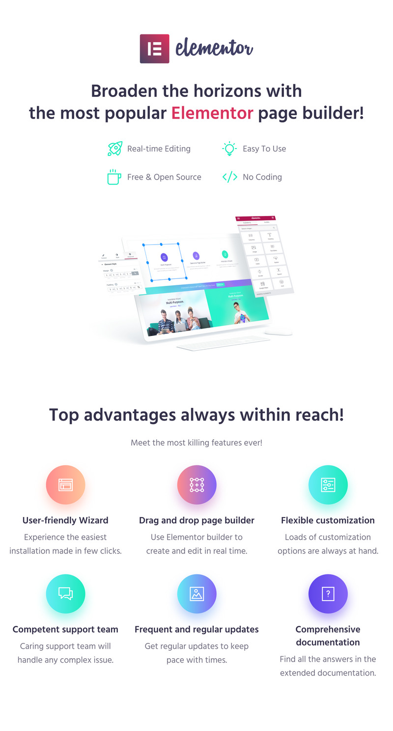 Monstroid2 - Multipurpose Modular WordPress Elementor Theme - Features Image 3