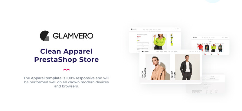 GlamVero - motyw PrestaShop z czystym sklepem odzieżowym - Obraz funkcji 3