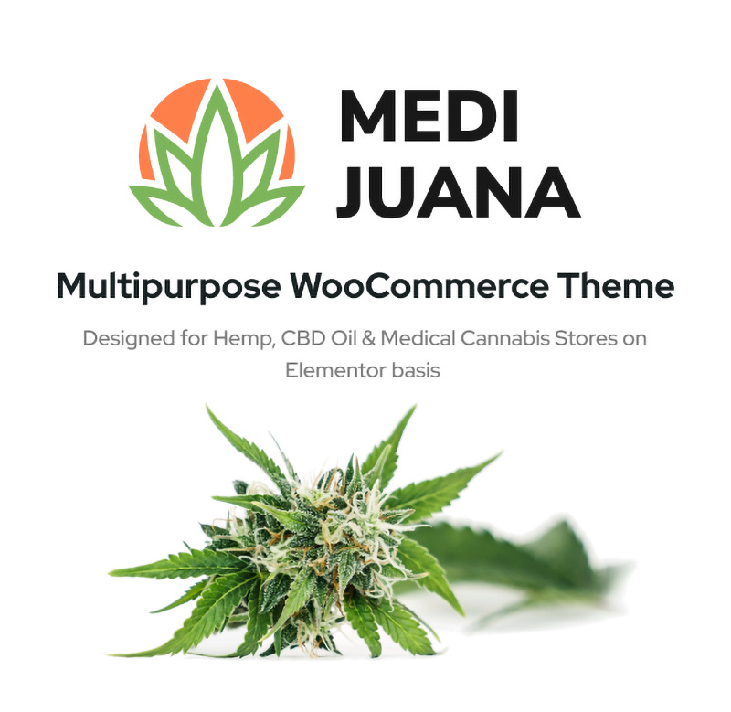 Medijuana – Tema WordPress reattivo per marijuana e cannabis terapeutica - Caratteristiche Immagine 1