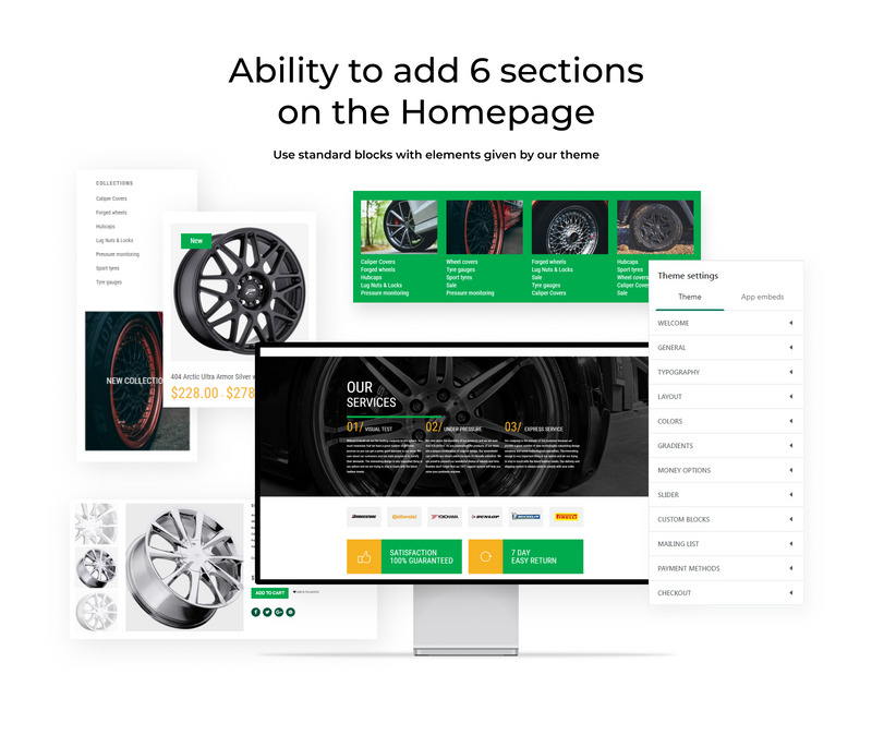 Wheels and Tyres Shopify Theme - Features Image 2