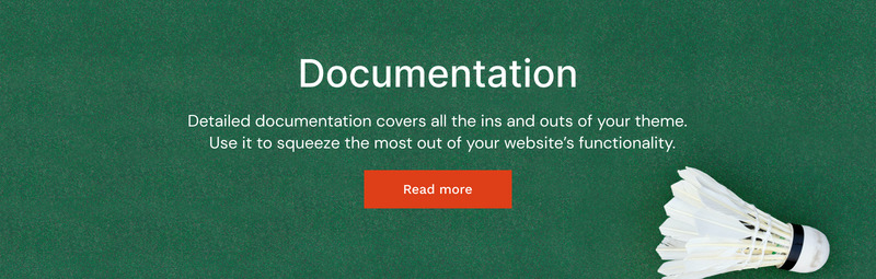 球拍 - 体育俱乐部,羽毛球 HTML5 网站模板 - Features Image 8