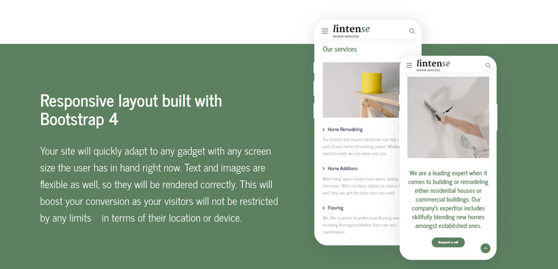 Lintense - Otthoni átalakító cég céloldalsablonja - Features Image 6