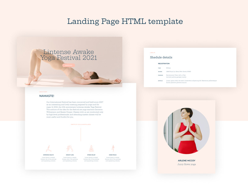 Lintense Yoga - Esemény céloldal sablon - Features Image 3