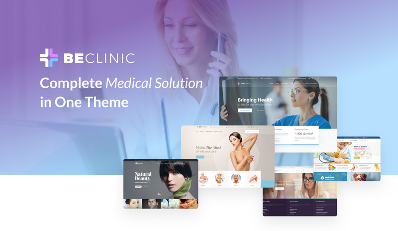 BeClinic - Thème WordPress polyvalent pour le nettoyage médical - Image 1