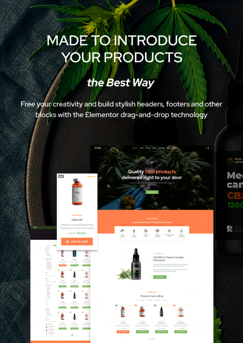 Medijuana – Tema WordPress reattivo per marijuana e cannabis terapeutica - Caratteristiche Immagine 7