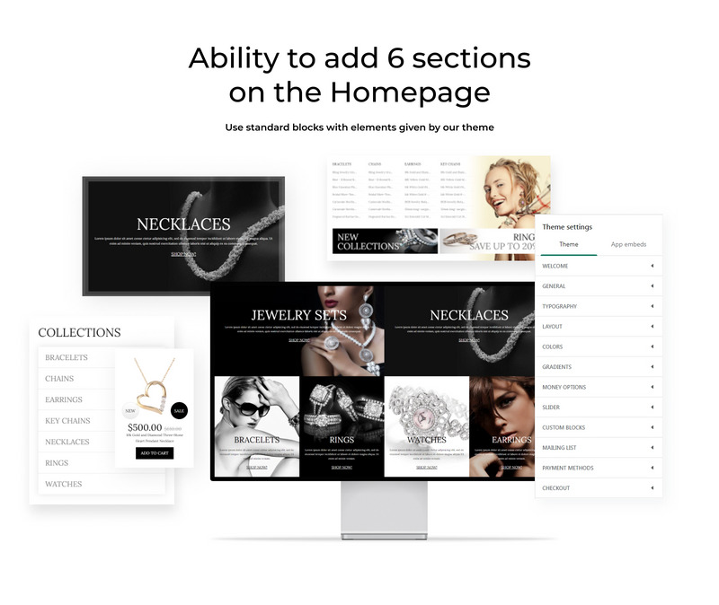Okouzlující téma Shopify na šperky - Features Image 2