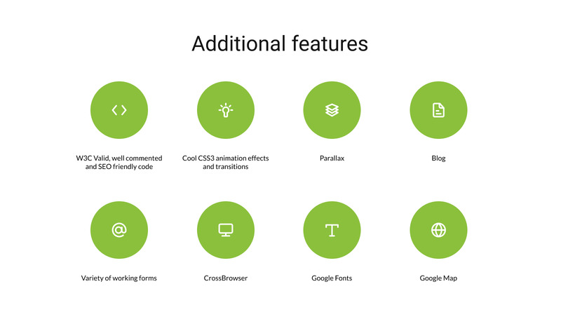 Intense - 工作板 HTML5 网站模板 - Features Image 5