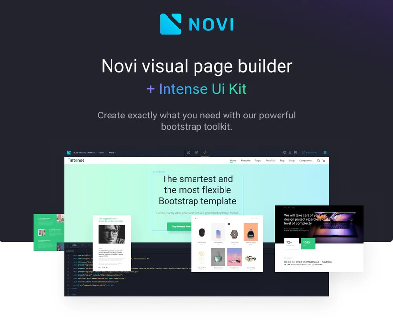 Multipurpose Intense - #1 HTML Bootstrap-webbplatsmall - Features Image 8