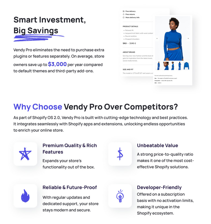 Vendy Pro - Tema inovador multiuso do Shopify OS 2.0 - Features Image 3