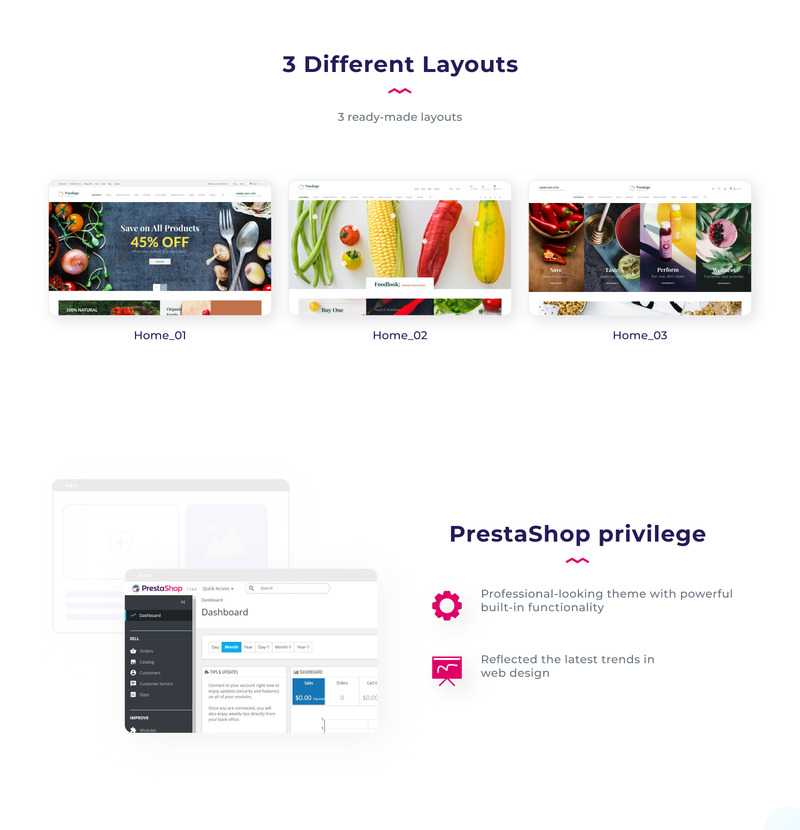 Foodego - Tema PrestaShop de loja de alimentos orgânicos - Features Image 4