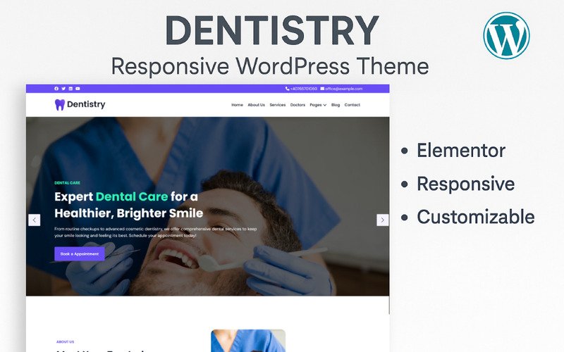Dentistry - Responsive WordPress Theme - Features Image 1