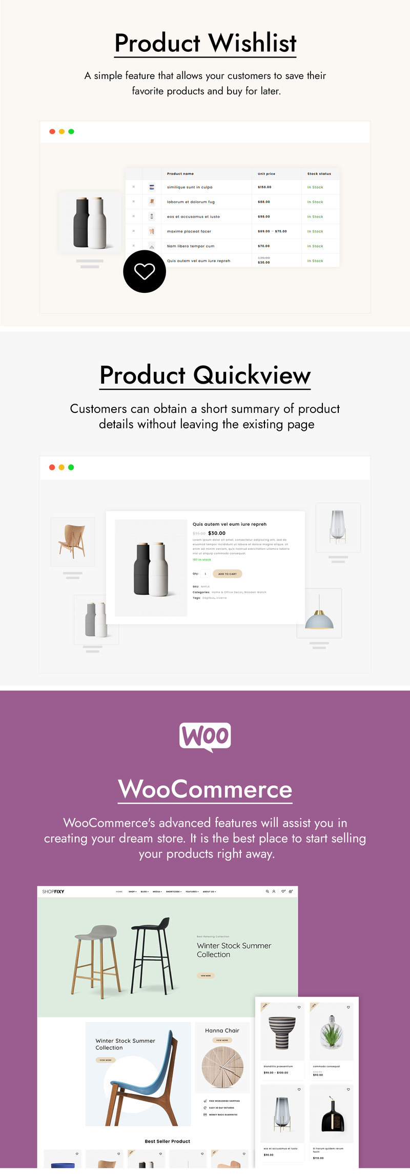 ShopFixy - Furniture WooCommerce Theme - Features Image 3
