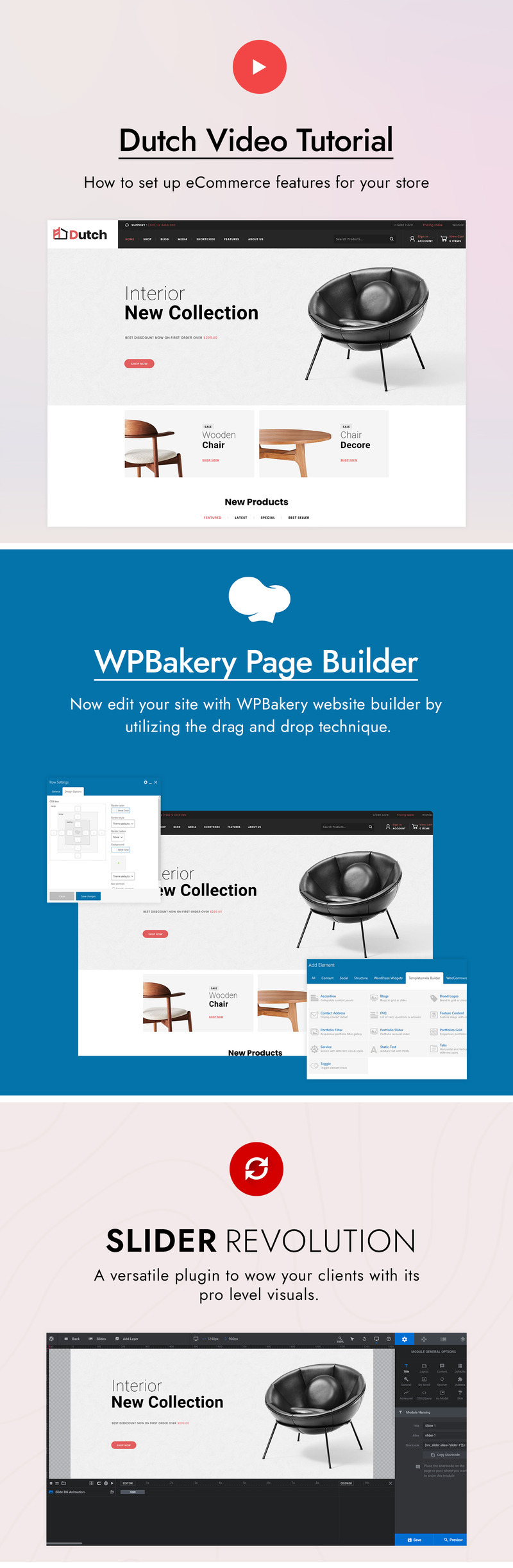 Dutch - Furniture WooCommerce Theme - Features Image 1