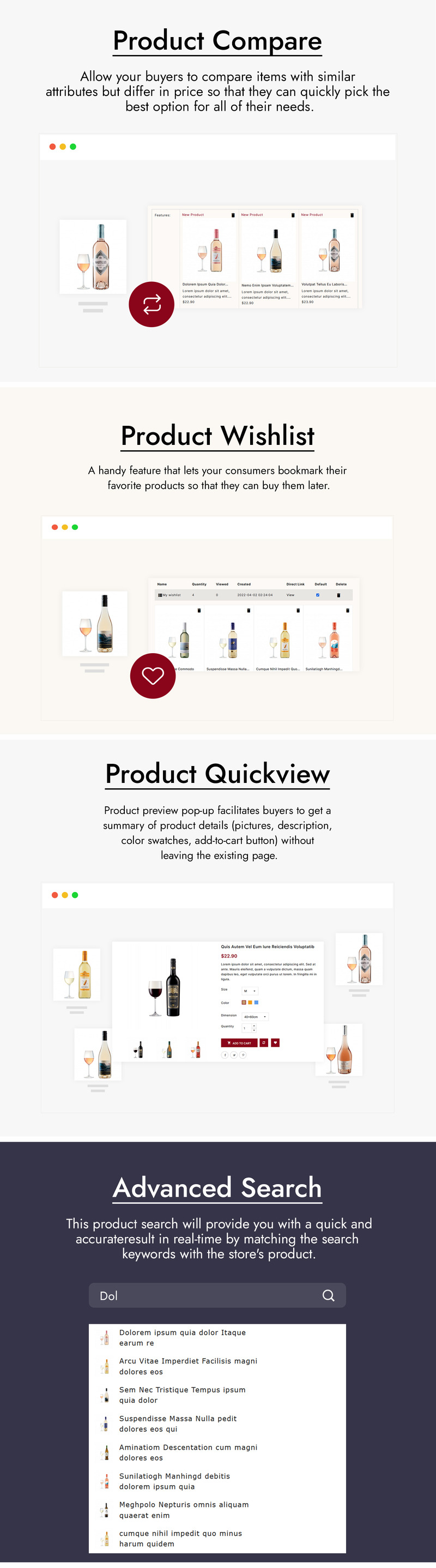 Grevine- Wine and Drink Store Prestashop Theme - Features Image 2