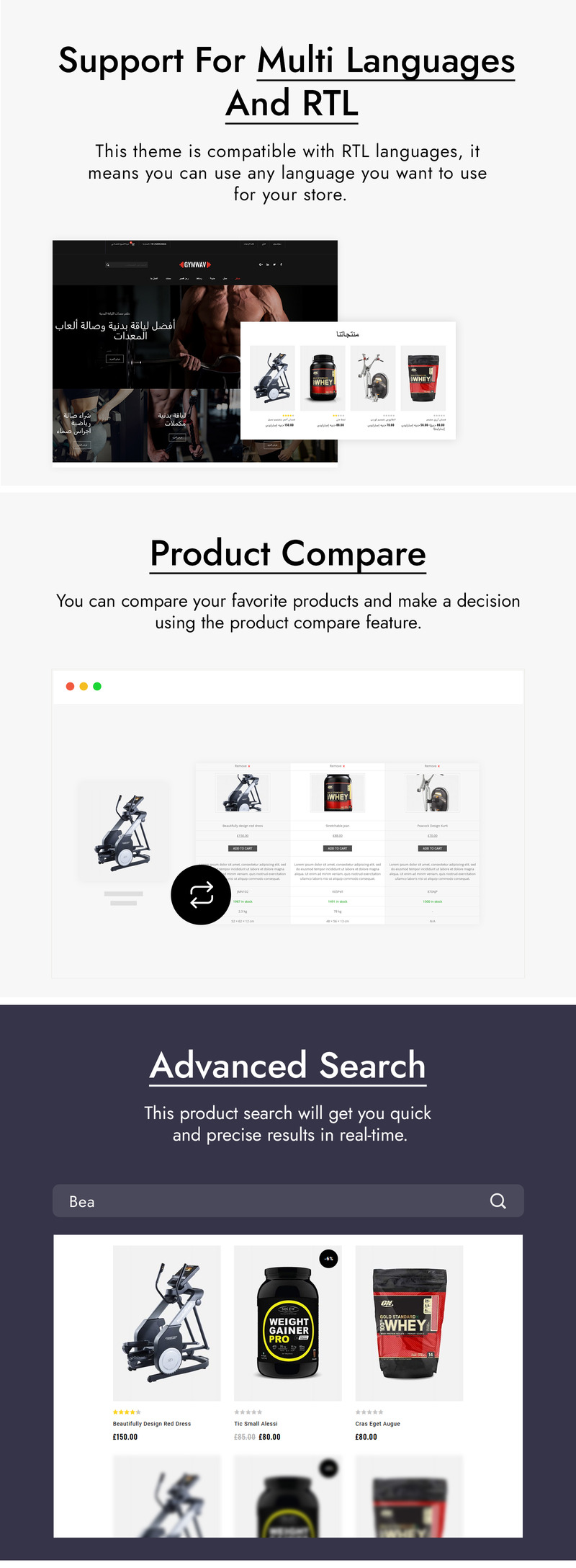 Gymwav - Gym and Fitness WooCommerce Theme - Features Image 2