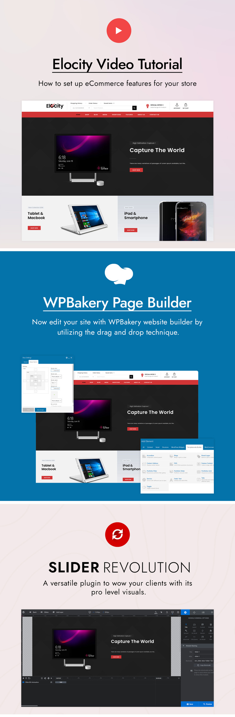 Elocity - Electronics WooCommerce Theme - Features Image 1
