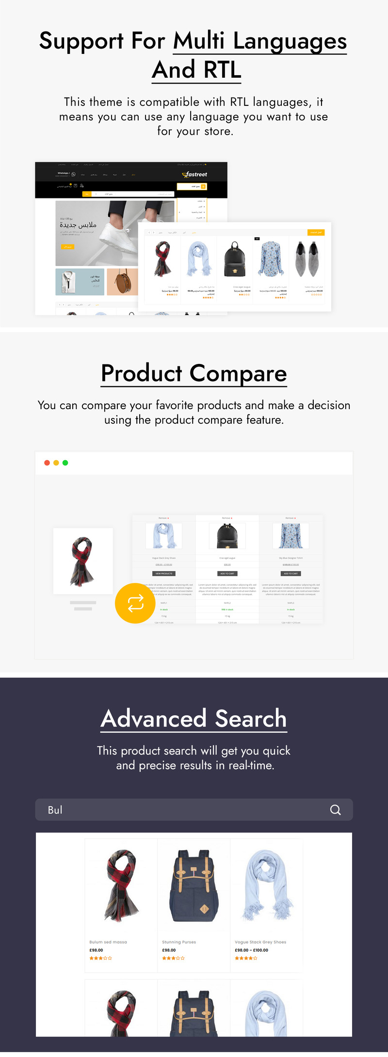 Fastreet - uniwersalny motyw WooCommerce - Obraz funkcji 2